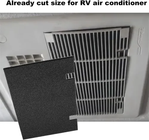 Miniatura 3 de Tatuo Paquete de 4 filtros de aire de repuesto para acondicionador de aire acondicionado de caravana de 14 x 7.5 pulgadas, compatible con filtros