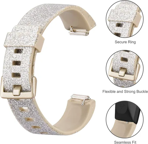 Miniatura 6 de AK Pulseras de TPU suaves compatibles con Fitbit Inspire 2/Fitbit Inspire HR/Fitbit Inspire/Fitbit Ace 2, correas deportivas impermeables