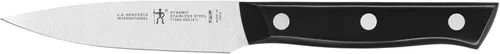 HENCKELS Cuchillo de pelar dinámico afilado de 4 pulgadas, diseño alemán informado por más de 100 años de maestría, negro/acero inoxidable