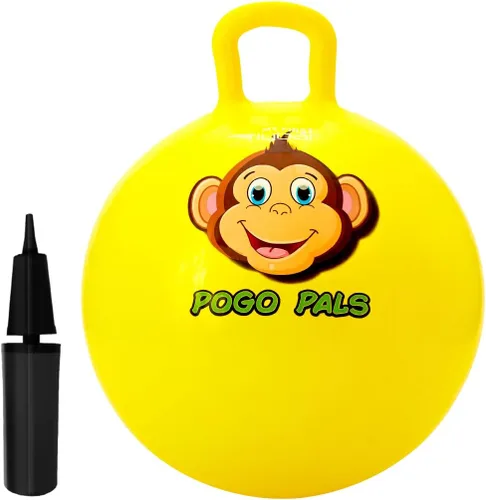 Miniatura 11 de Flybar - Bola saltarina para niños, pelota inflable con asa para jugar en interiores y exteriores, incluye bomba, juguete de pelota saltarina