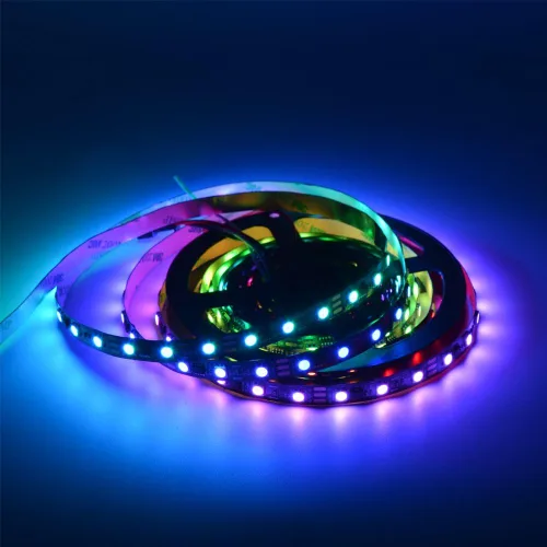 Miniatura 4 de WS2811 Tira LED 16.4ft 5M 300LEDs WS2811 5050 RGB SMD Digital Dream Color Direccionable Flexible LED Tira de Luz IP30 No Impermeable DC12V con Mini