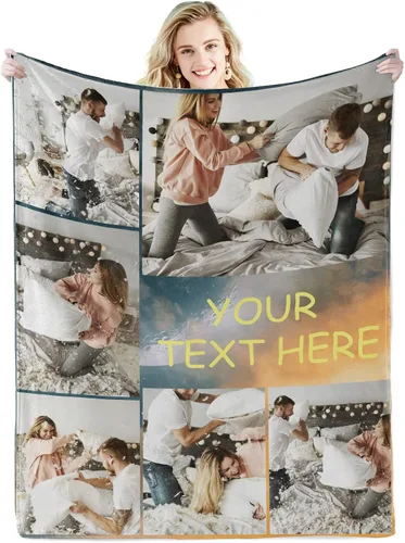 Miniatura 9 de Mantas personalizadas con fotos, manta personalizada con fotos, manta suave personalizada, regalos para el mejor papá de la historia, abuelo