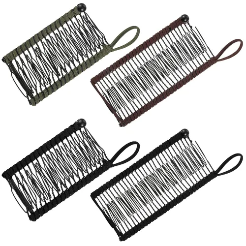 WILLBOND 4 Piezas Pinzas para Cabello Tipo Banana para Mujeres Peine Grande Pequeño Vintage Sujetador Banana Clip de Agarre Accesorios de Peinado