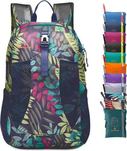 Miniatura 16 de Sinotron - Mochila de senderismo ligera y plegable de 22 l, mochila pequeña de senderismo, mochila de día para mujeres, hombres, viajes, camping