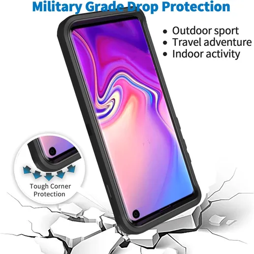 Miniatura 6 de Funda para Samsung Galaxy Note 10 5G, [grado militar] protectora a prueba de golpes, resistente funda de teléfono para Note 10 de 6.3 pulgadas