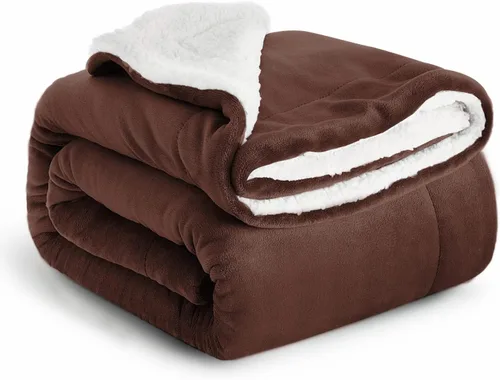 Miniatura 15 de IR Imperial Rooms Mantas Sherpa de color rosa bebé tamaño King para cama – Paquete al por mayor de 9 mantas Sherpa – Manta suave y esponjosa