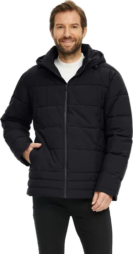 Miniatura 2 de Wantdo - Chaqueta acolchada impermeable para hombre, con capucha, de invierno