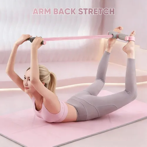 Miniatura 4 de Sakerplus Banda elástica multifunción de resistencia para yoga, banda elástica para ejercicio, tirador de pedal de estiramiento para entrenamiento