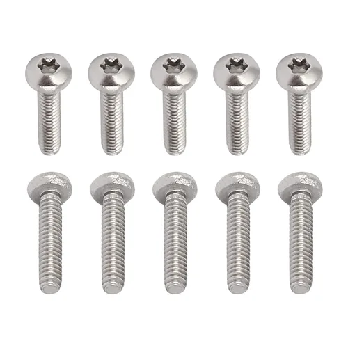 Miniatura 17 de DTGN Tornillos Torx de cabeza plana M1.0.236x0.118 in (DXL), paquete de 20, buenos para maquinaria, sujetadores de seguridad Torx de acero