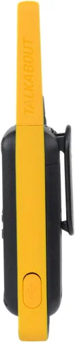 Miniatura 3 de Motorola Soluciones T470 Radio bidireccional Negro W/Amarillo Recargable Paquete de dos y Motorola 53724 Micrófono de altavoz remoto (negro)