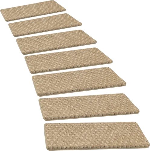 Miniatura 30 de PURE ERA Bullnose - Juego de peldaños de alfombra para escaleras, sin cinta, antideslizante, protectores de escaleras para interiores, alfombras