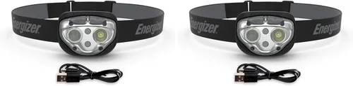Miniatura 9 de Energizer Vision Linterna Frontal LED Recargable, Linterna Frontal LED Brillante Resistente al Agua para Exteriores, Equipo de Campamento y Verde