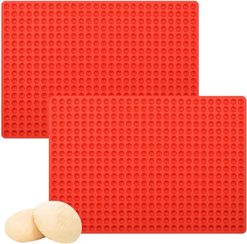 Miniatura 8 de 2 Piezas de Moldes Pequeños de Silicona d, Moldes Semi Esféricos de 140 Cavidades para Chocolate, Horneado, Dulces Caseros, Cuentas de Cera