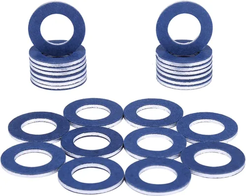90430-12031 (24 piezas) Juntas de tapón de drenaje de aceite de aluminio se ajustan para sellos de arandela Toyota Lexus Scion Crush Reemplazan #