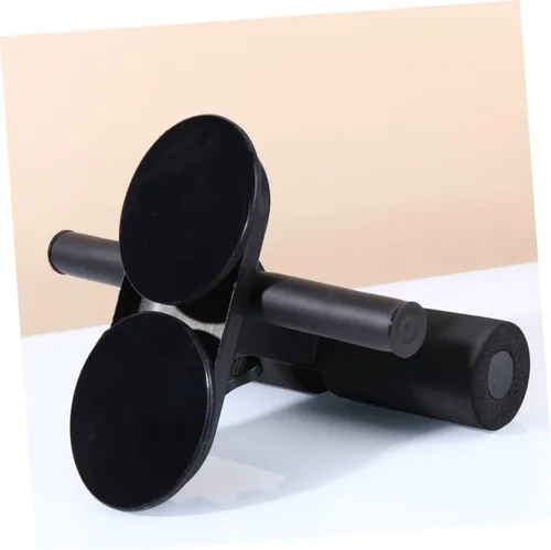 Miniatura 5 de Toddmomy Estufa plegable parabrisas 1pc barra de fitness cintura vientre herramienta de ejercicio lechón piso canicas auto-cebado palo de Negro