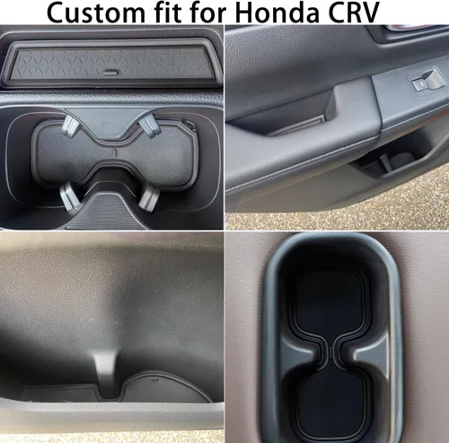 Miniatura 3 de Forro de consola central para accesorios Honda CRV 2023 2024 2025 2026, para alfombrilla de portavasos CR-V, almohadilla de ranura de puerta, borde