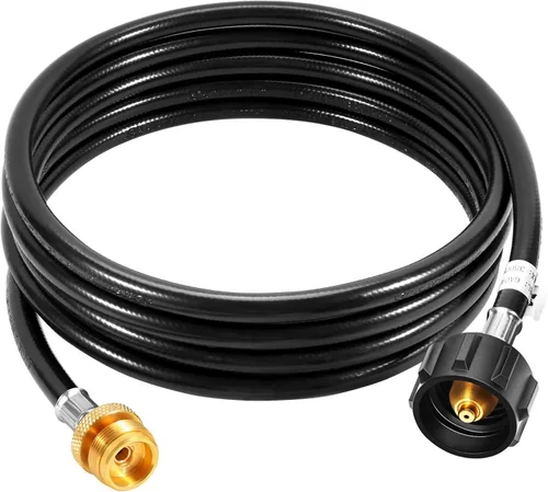 Miniatura 7 de GasSaf Manguera de Propano, Manguera Adaptadora de Propano de 1 libra a 20 libras, Conexión de Tanque de Propano Adecuada para Parrillas Weber Q