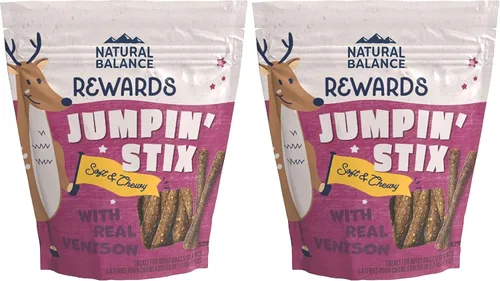 Miniatura 11 de Natural Balance Premios con ingredientes limitados Jumpin' Stix, golosinas sin granos para perros adultos de todas las razas, receta de pollo, 10