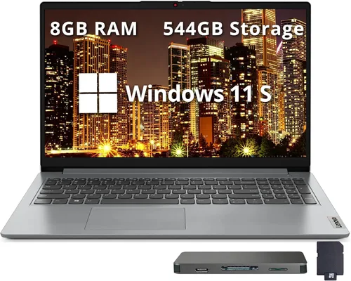 Miniatura 3 de Lenovo IdeaPad 3 - Ofertas navideñas para portátiles, pantalla táctil FHD de 15.6 pulgadas, Intel Core i3-1115G4, 16 GB de RAM, SSD de 512 GB