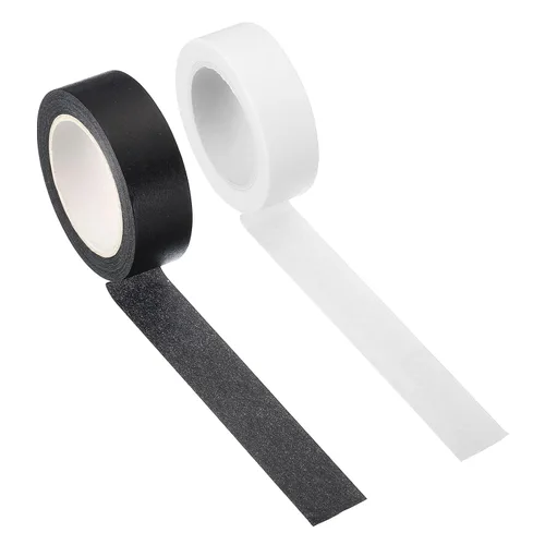 Miniatura 9 de PATIKIL Cinta holográfica Washi de 0.59 pulgadas x 10.93 yardas, 2 rollos de calcomanías autoadhesivas para decoración de envoltura de manualidades