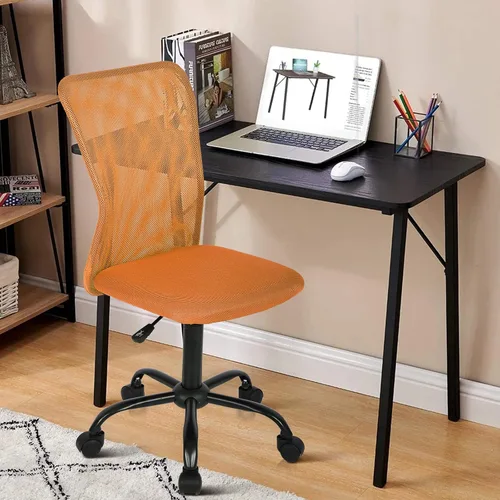 Miniatura 8 de Silla ergonómica de oficina con soporte de malla, moderna silla giratoria ejecutiva con respaldo medio, silla de computadora, silla de tareas
