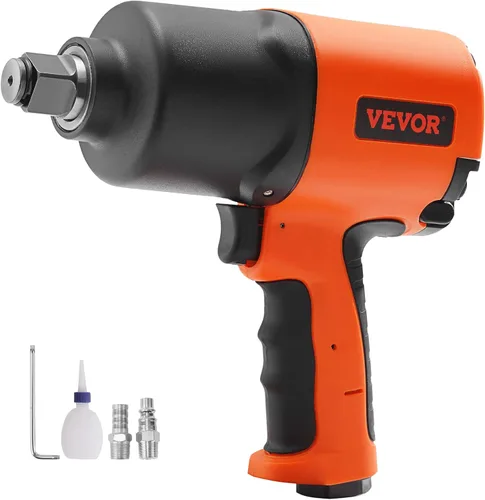 Miniatura 13 de VEVOR Llave de Impacto Neumática, Pistola de Impacto Neumática de Transmisión de 3/8 Pulgadas, Hasta 690 ft-lbs de Torque de Aflojamiento