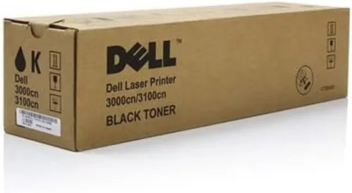 Dell K4971 CT200481 3000CN 3100CN Cartucho de tóner láser OEM (negro) en embalaje al por menor