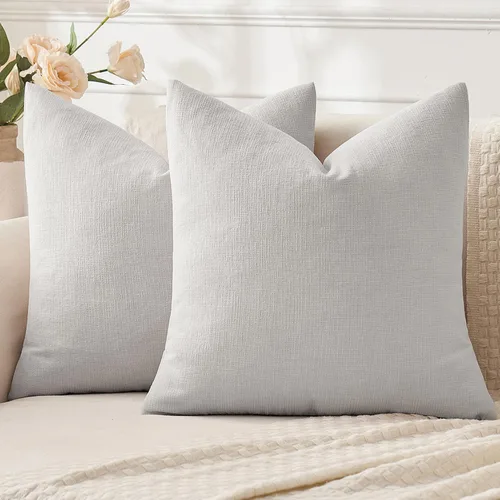 Miniatura 22 de MIULEE Juego de 2 fundas de almohada cuadradas decorativas de felpilla suave de 20 x 20 pulgadas para sofá, sala de estar y cama de color verde oliva