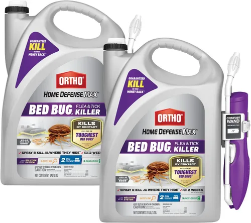 Miniatura 14 de Ortho Home Defense Max Bed Bug & Flea Killer Powder – Pulgas y chinches en polvo, aplicar a grietas y grietas en marcos de cama y de ventana