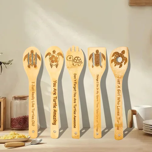 Miniatura 4 de Cucharas de cocina de madera de vaca, regalos de vaca, regalos de vaca para mujeres, regalos de decoración de cocina de vaca, regalos para amantes