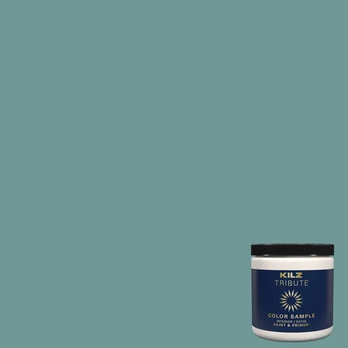 Miniatura 86 de KILZ TRIBUTE Pintura e imprimación, para interiores, semibrillante, Vintage Indigo, 1 galón Índigo Victoria