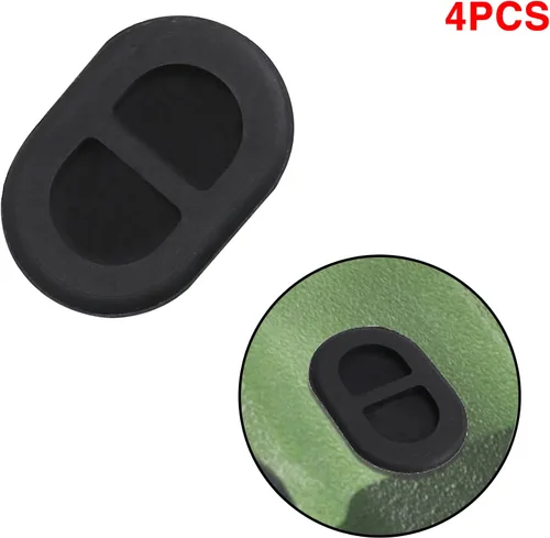Miniatura 4 de 4 tapones de drenaje para Jeep, tapones de cuerpo de bandeja de piso trasero para Jeep Wrangler JK y JL 2014-2018, 4 tapones de repuesto de goma
