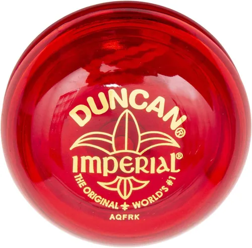 Duncan Toys Imperial Yoyó, Yoyó para principiantes con cuerda, eje de acero y cuerpo de plástico, rojo