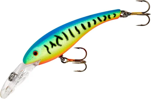 Miniatura 30 de Cotton Cordell Wally Diver Walleye Crankbait Señuelo de pesca Gancho Chartreuse