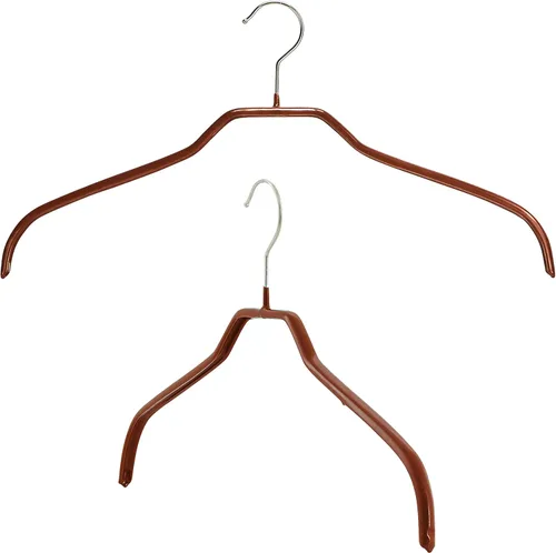 Miniatura 17 de MAWA Ft Reston Lloyd Silhouette Series - Percha antideslizante que ahorra espacio para camisas y vestidos, estilo 41/F, juego de 10, color blanco