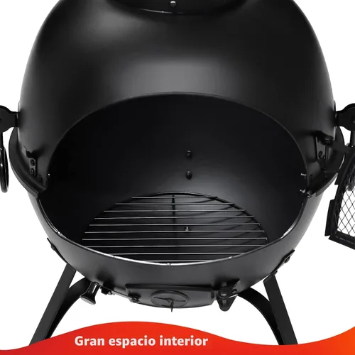 Miniatura 2 de SINGLYFIRE Chimenea de Chiminea Prairie para Exteriores, Chimenea para Cubierta o Patio, Hoguera de Madera para el Patio Trasero con Cubierta
