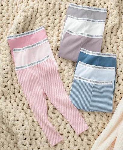 Miniatura 3 de Calvin Klein Boys Organic Baby Essentials 3 Pack Pants