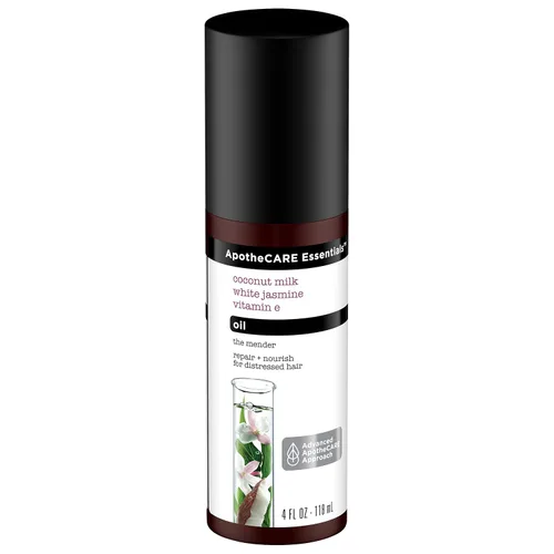 Miniatura 3 de ApotheCARE Essentials The Mender Aceite reparador del cabello, leche de coco, jazmín blanco, vitamina E, 4 onzas