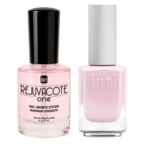 Miniatura 12 de Duri Rejuvacote 1 Nail Growth System + 791 Berry Margarita Neon Purple Nail Polish Bundle - Nail Strengthener & Bold Semi-Matte Color Duo, Summer