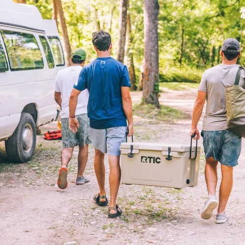 Miniatura 6 de RTIC Caja de hielo portátil con aislamiento duro para playa, bebidas, bebidas, campamento, picnic, pesca, barco, barbacoa