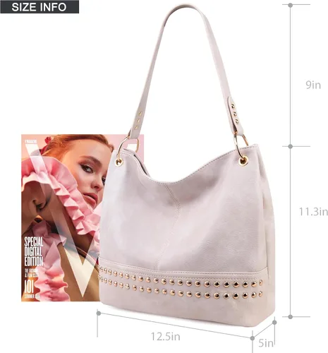 Miniatura 6 de Montana West Monederos para mujer, bolsos de hombro Hobo con cremallera Purses, with Zipper, Purses, with Zipper