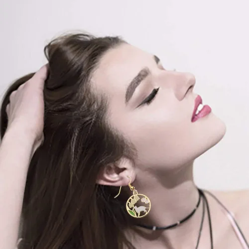 Miniatura 6 de WOCRAFT - Dijes esmaltados chapados en oro para bisutería, elaboración de collares, pulseras, aros, slime, accesorios para manualidades de joyería
