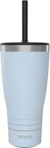 Miniatura 14 de Tervis Traveler - Vaso aislado de acero inoxidable con triple pared y recubrimiento en polvo, mantiene las bebidas frías y calientes, 30 onzas