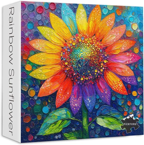 Miniatura 8 de PICKFORU Rompecabezas de Libro 1000 Piezas, Rompecabezas de Flores de Primavera para Adultos de Librería, Rompecabezas de Estantería en Flor como