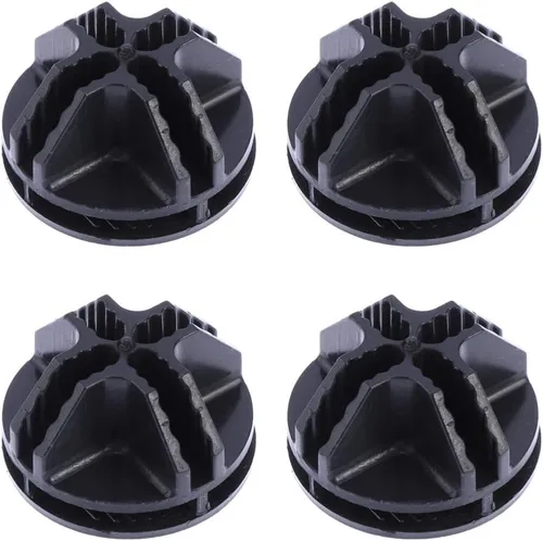Miniatura 5 de Organizador de almacenamiento en cubos, conectores de plástico, 20 unidades, conectores de plástico negro para cubos de alambre, almacenamiento