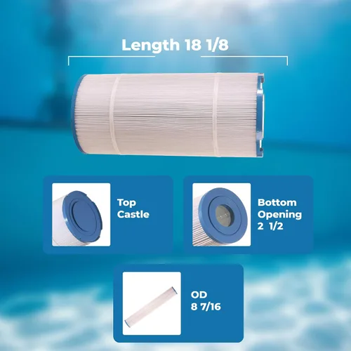 Miniatura 6 de Baleen Filters Filtro de piscina de 120 pies cuadrados que reemplaza a los cartuchos de filtro de piscina y spa Unicel C-8320, Pleatco PSD125