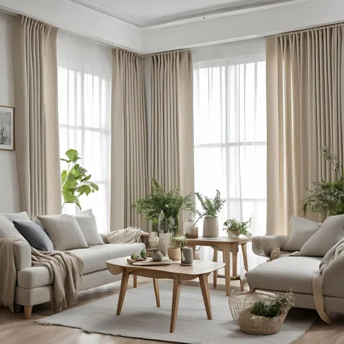 Miniatura 20 de Cortinas de lino sintético (2 paneles de 50 pulgadas de ancho x 108 pulgadas de largo, color blanco hueso)
