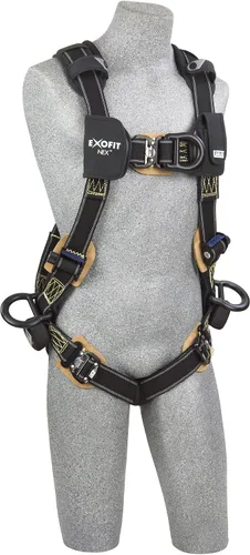 Miniatura 2 de 3M DBI-SALA ExoFit NEX 1113333 - Arnés de escalada con arco de cuerpo completo, 4 anillos en D de alumbre recubiertos de PVC, tela Nomex/Kevlar