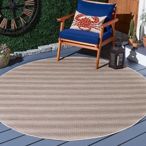 Miniatura 49 de SAFAVIEH Hampton Collection - Alfombra lavable para exteriores de 2 x 9 pies, color marfil y gris, no desprende pelusa y fácil de limpiar, ideal