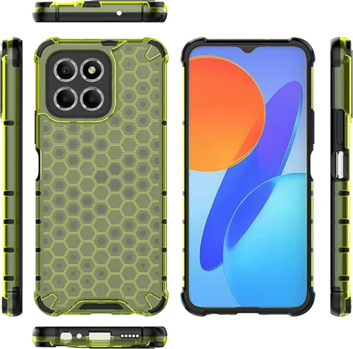 Miniatura 16 de Pzwoxukhov Funda para Huawei Mate 50 Pro, funda para Huawei Mate 50 Pro Honeycomb Anti-Drop Shock-Absorbing Case Negro